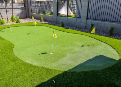 Backyard Putting Green Installation Dallas